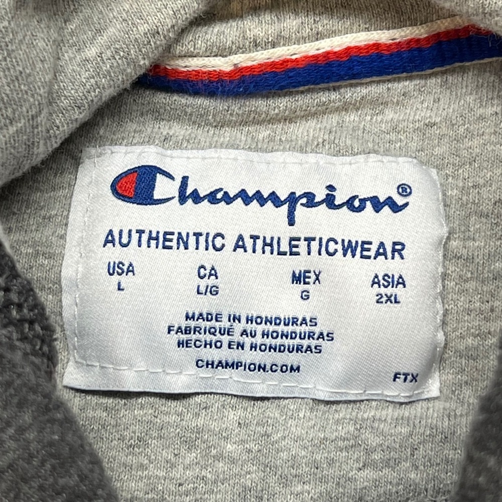 Champion Mens Authentic Athleticwear Pullover Hoodie Charcoal Gray Large 112 - Picture 3 of 7